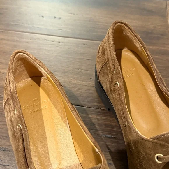Sezane Brown Suede loafers - Picture 4 of 11